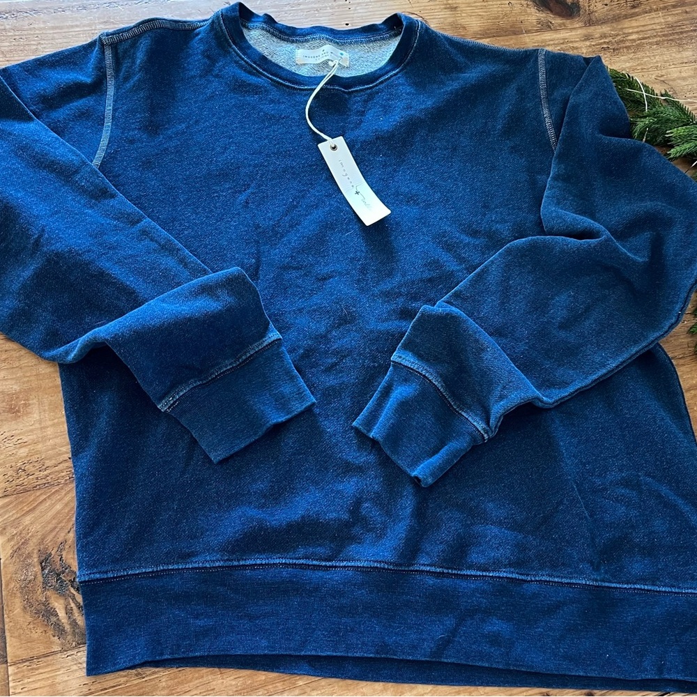 NWT Men’s Imogene + Willie Indigo Holden Sweatshirt Sz XL